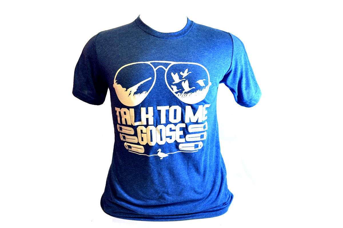 Talk To Me Goose Shirt – Blue